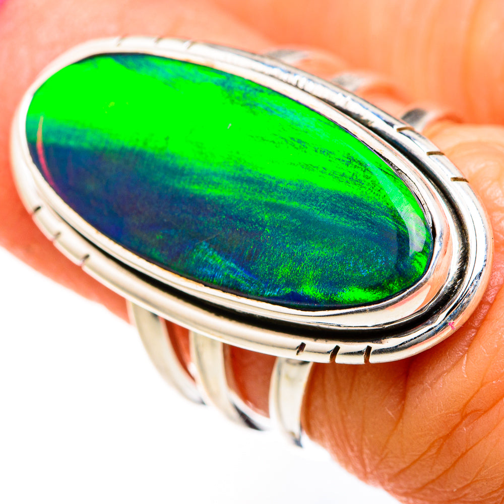 Aura Opal Rings handcrafted by Anasilvercos - RING127457