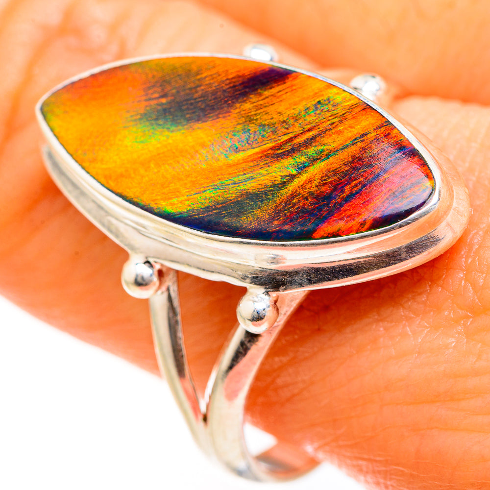 Aura Opal Rings handcrafted by Anasilvercos - RING127459
