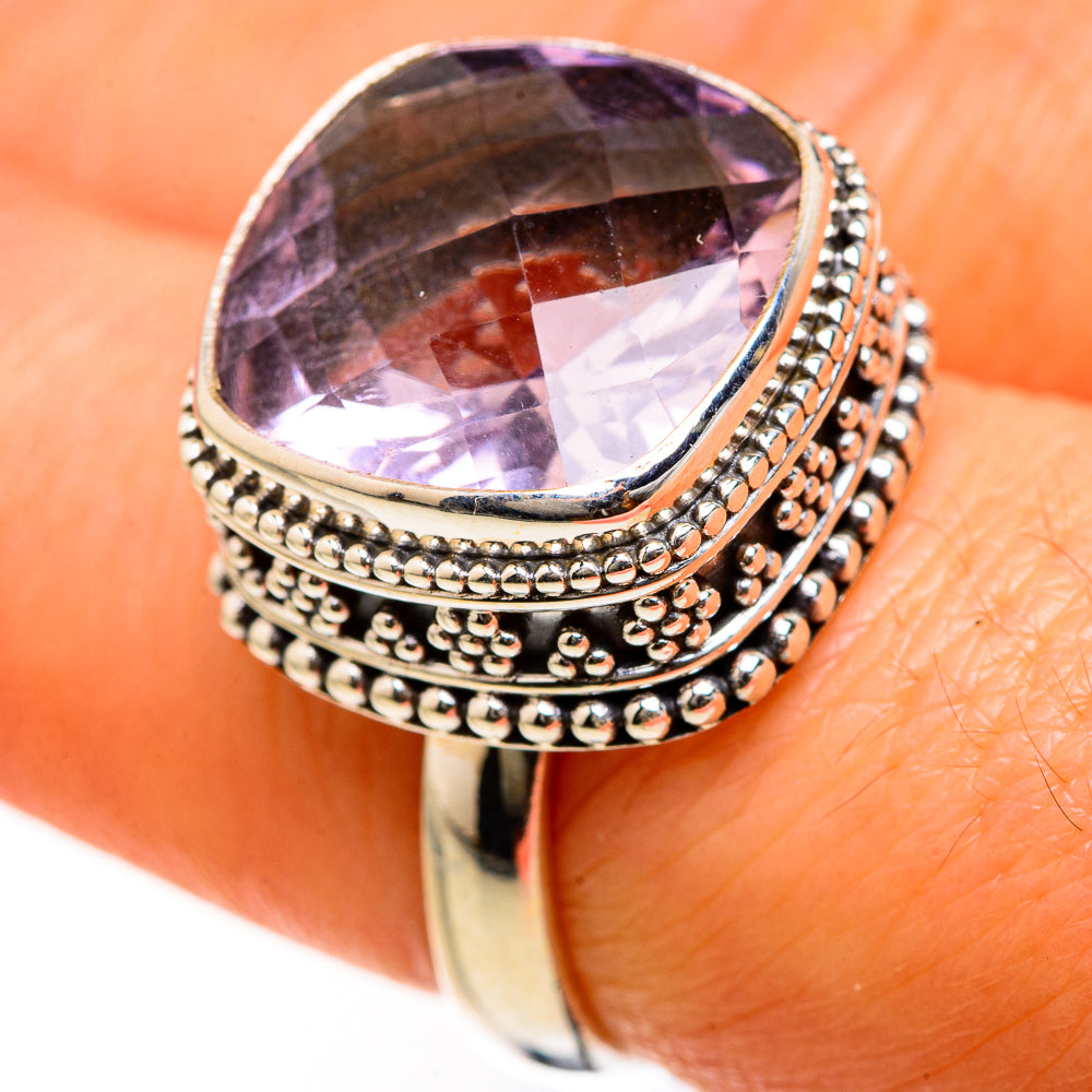 Color Change Alexandrite (Lab.) Rings handcrafted by Anasilvercos - RING127471