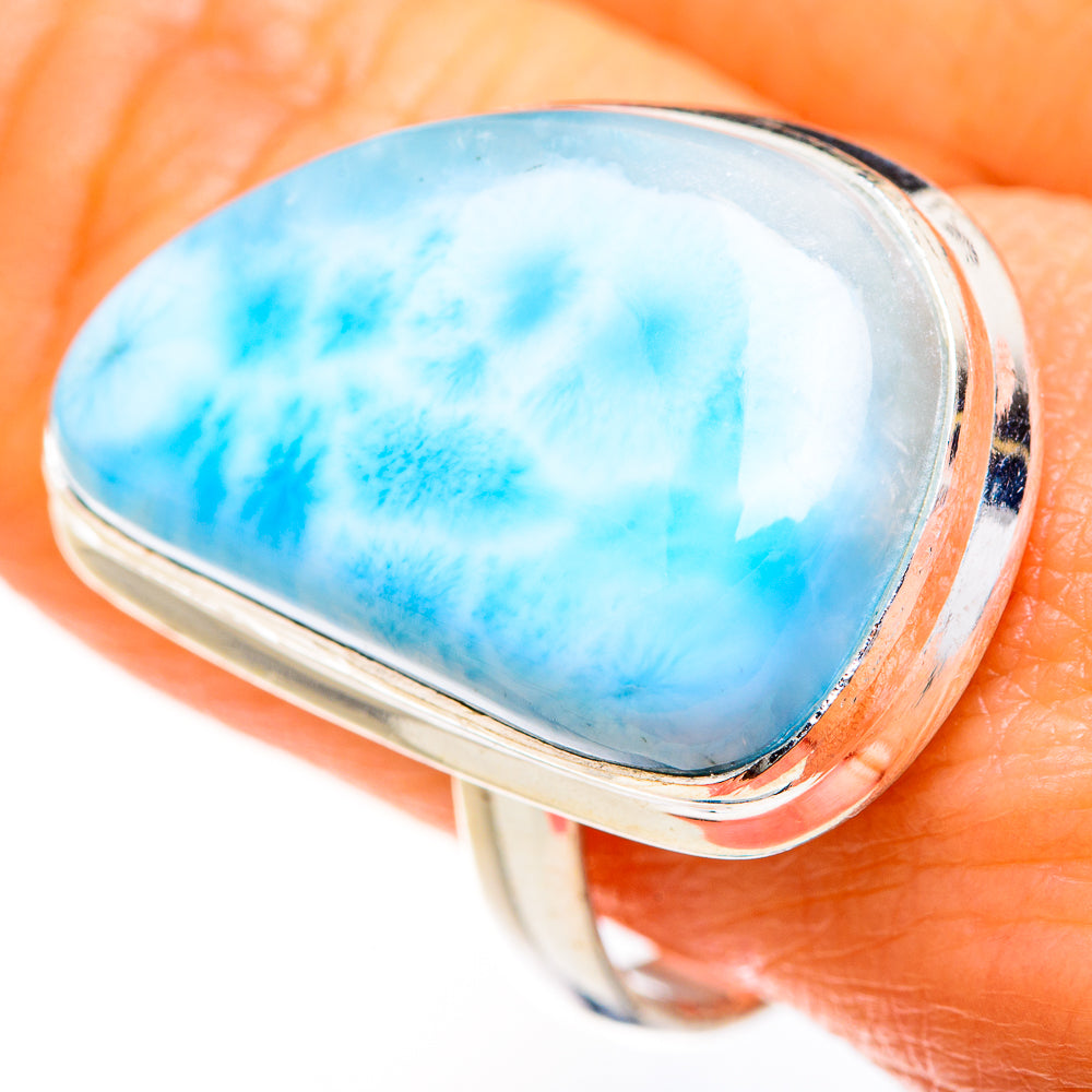 Larimar Rings handcrafted by Anasilvercos - RING127477