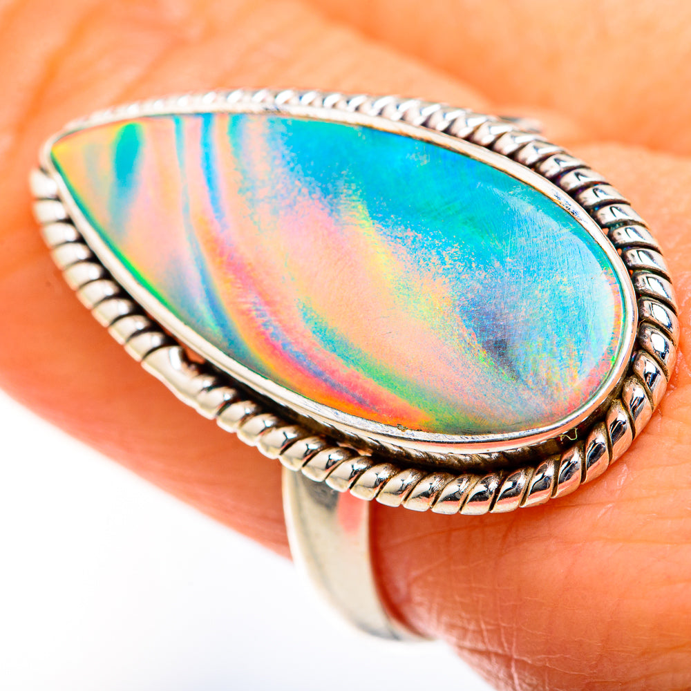 Aura Opal Rings handcrafted by Anasilvercos - RING127487