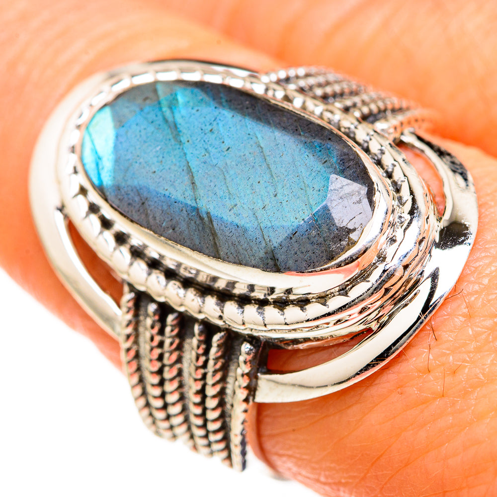 Labradorite Rings handcrafted by Anasilvercos - RING127492
