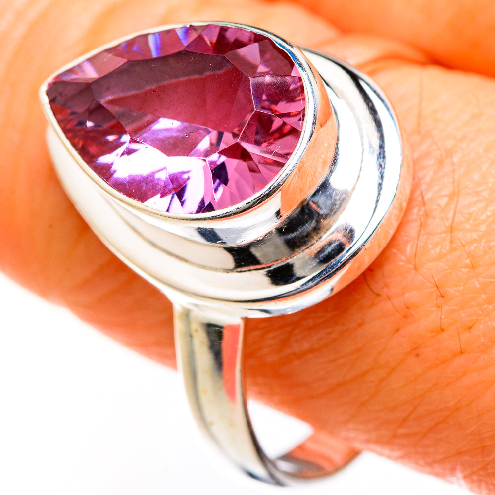 Color Change Alexandrite (Lab.) Rings handcrafted by Anasilvercos - RING127495