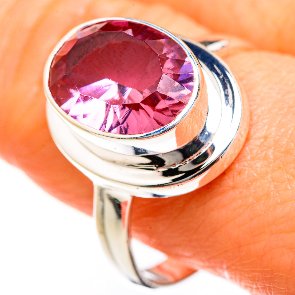 Color Change Alexandrite (Lab.) Rings handcrafted by Anasilvercos - RING127496