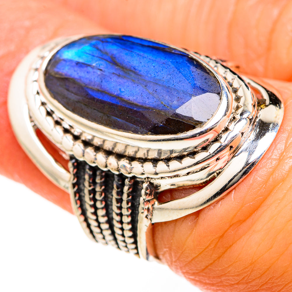 Labradorite Rings handcrafted by Anasilvercos - RING127505