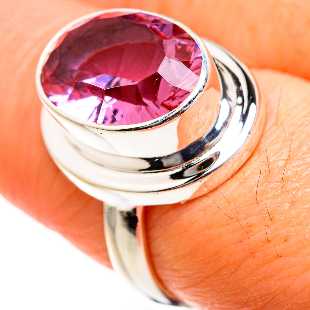 Color Change Alexandrite (Lab.) Rings handcrafted by Anasilvercos - RING127510