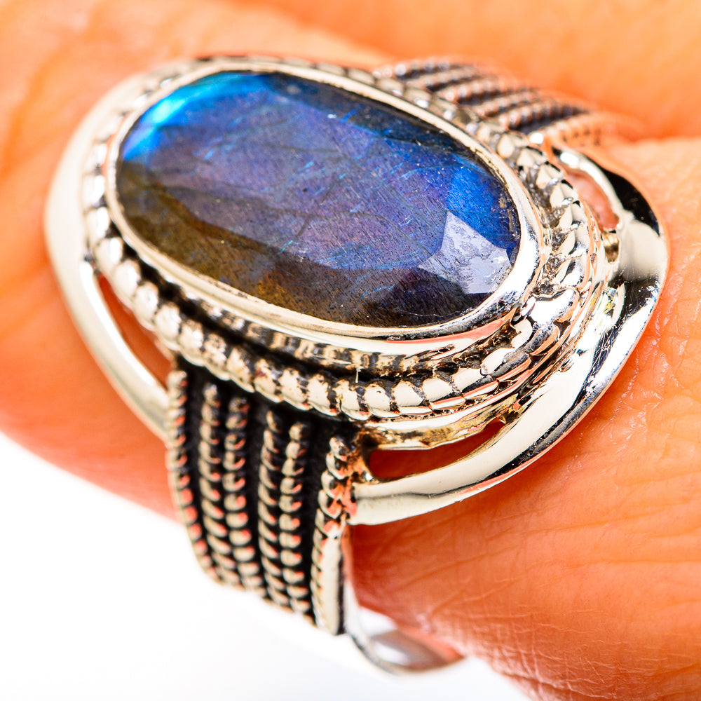 Labradorite Rings handcrafted by Anasilvercos - RING127534