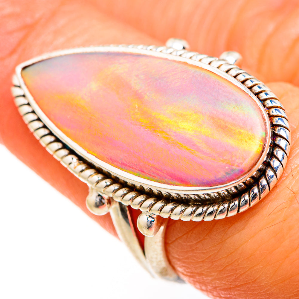 Aura Opal Rings handcrafted by Anasilvercos - RING127542