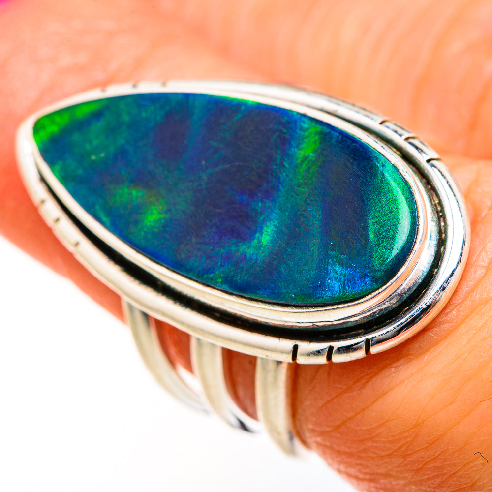 Aura Opal Rings handcrafted by Anasilvercos - RING127557