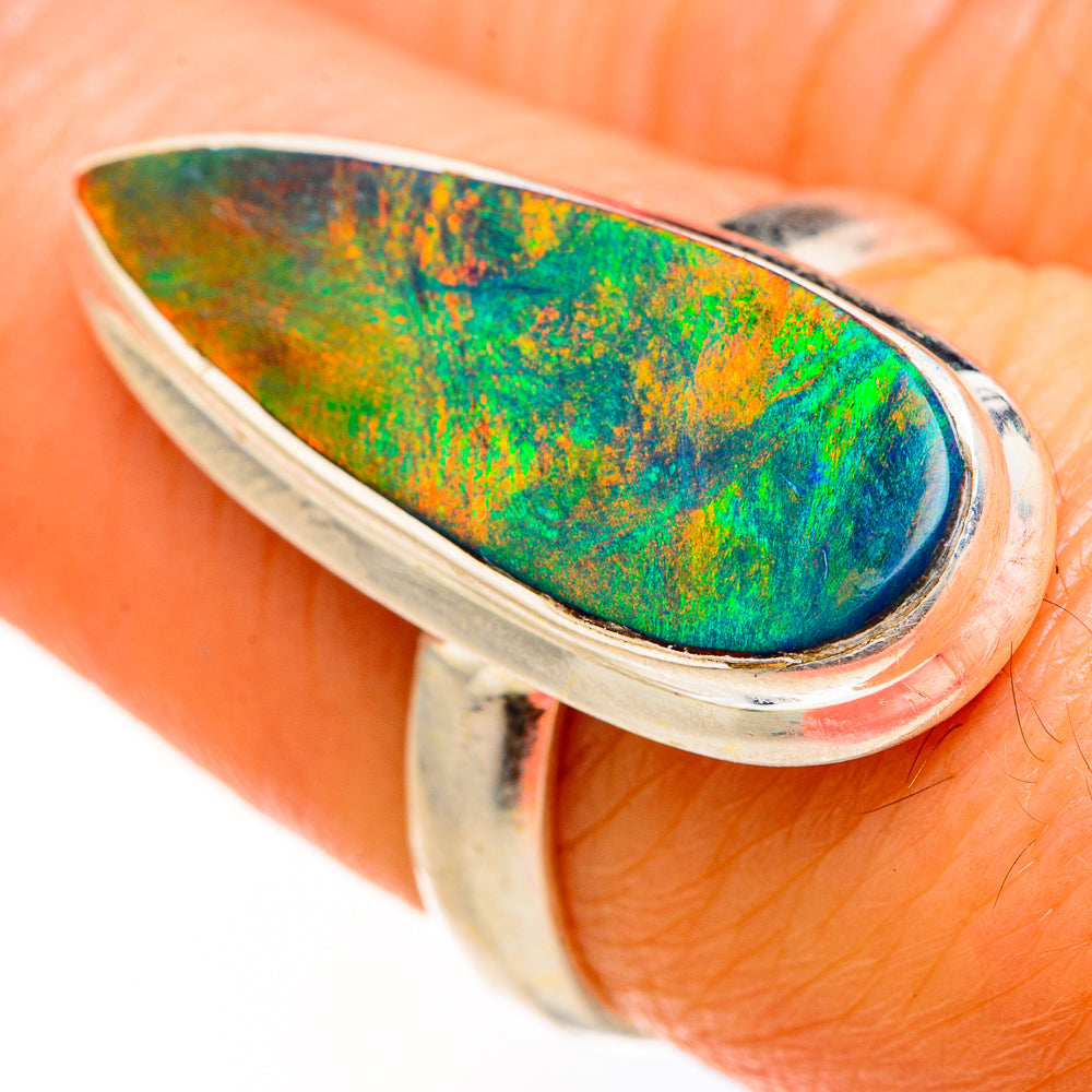 Aura Opal Rings handcrafted by Anasilvercos - RING127570