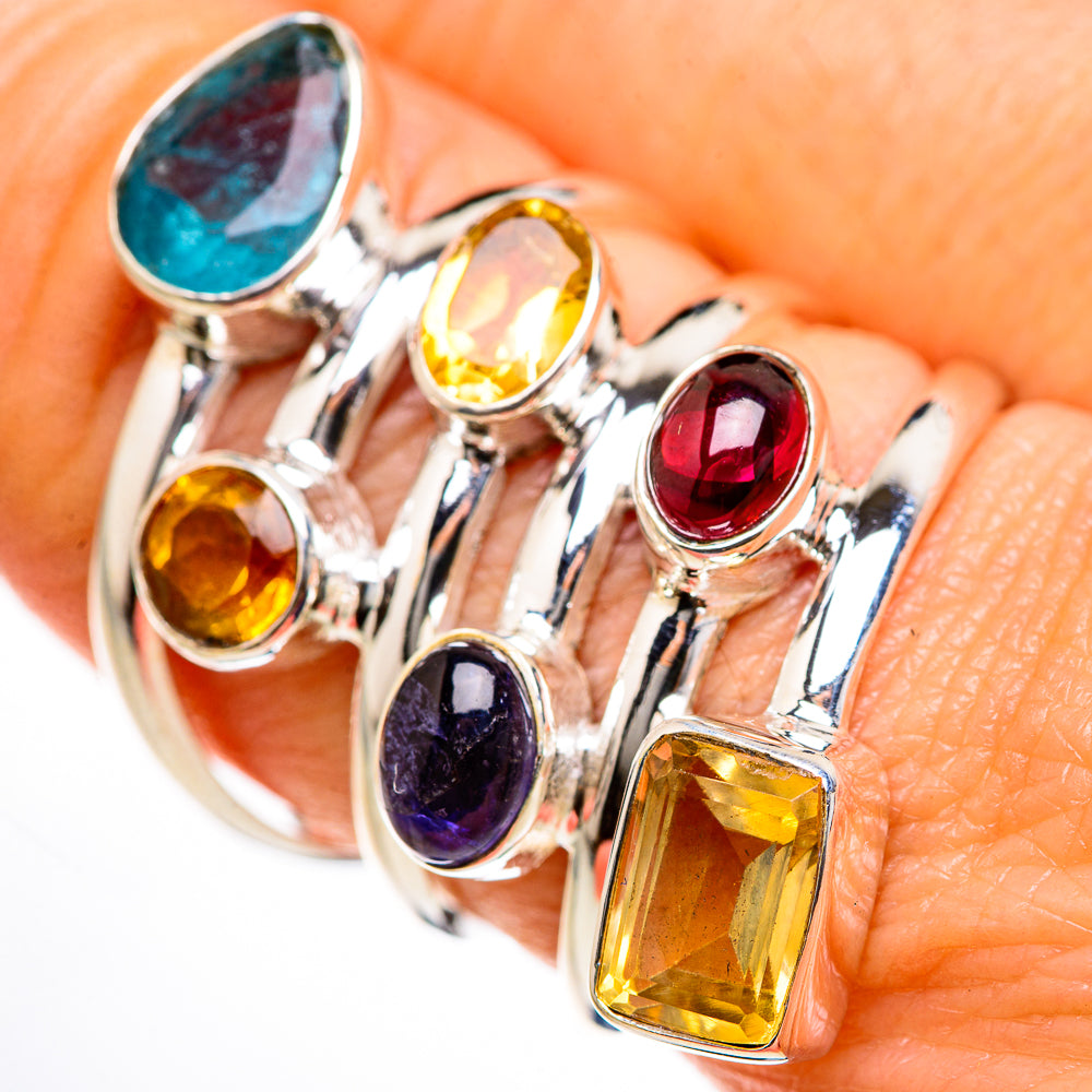 Citrine Rings handcrafted by Anasilvercos - RING127603