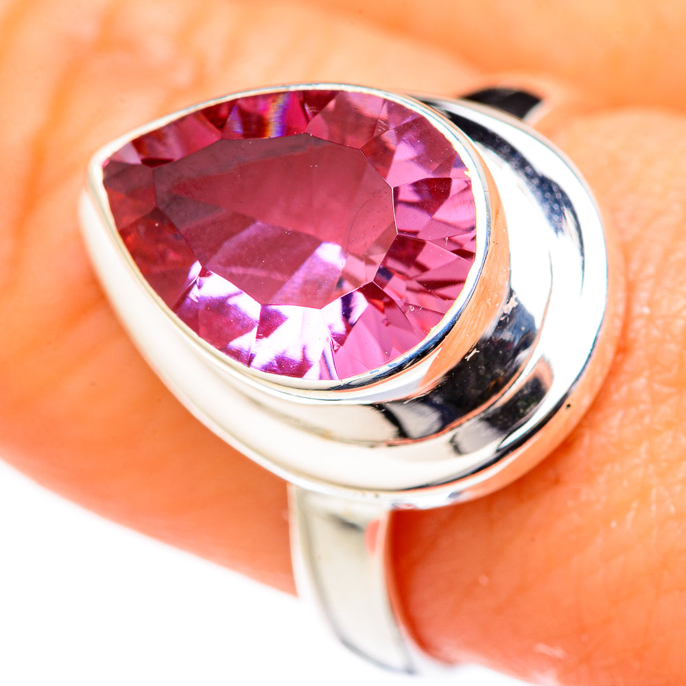 Color Change Alexandrite  (Lab.) Rings handcrafted by Anasilvercos - RING127617