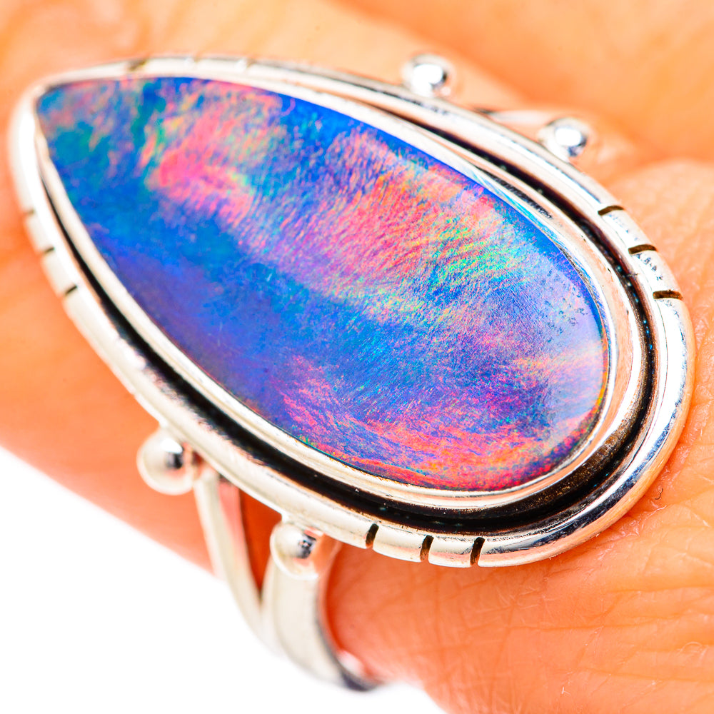 Aura Opal Rings handcrafted by Anasilvercos - RING127645