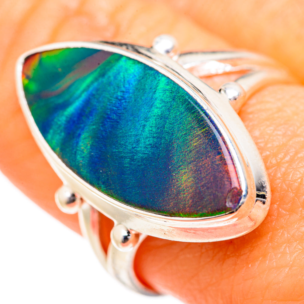 Aura Opal Rings handcrafted by Anasilvercos - RING127646