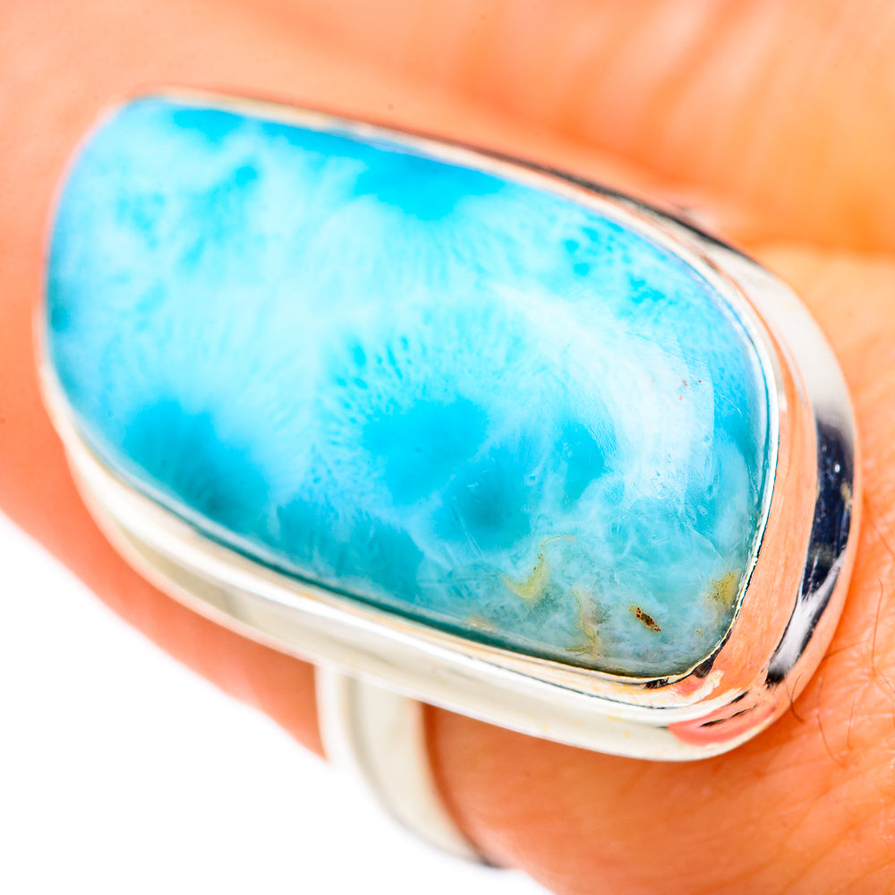 Larimar Rings handcrafted by Anasilvercos - RING127658