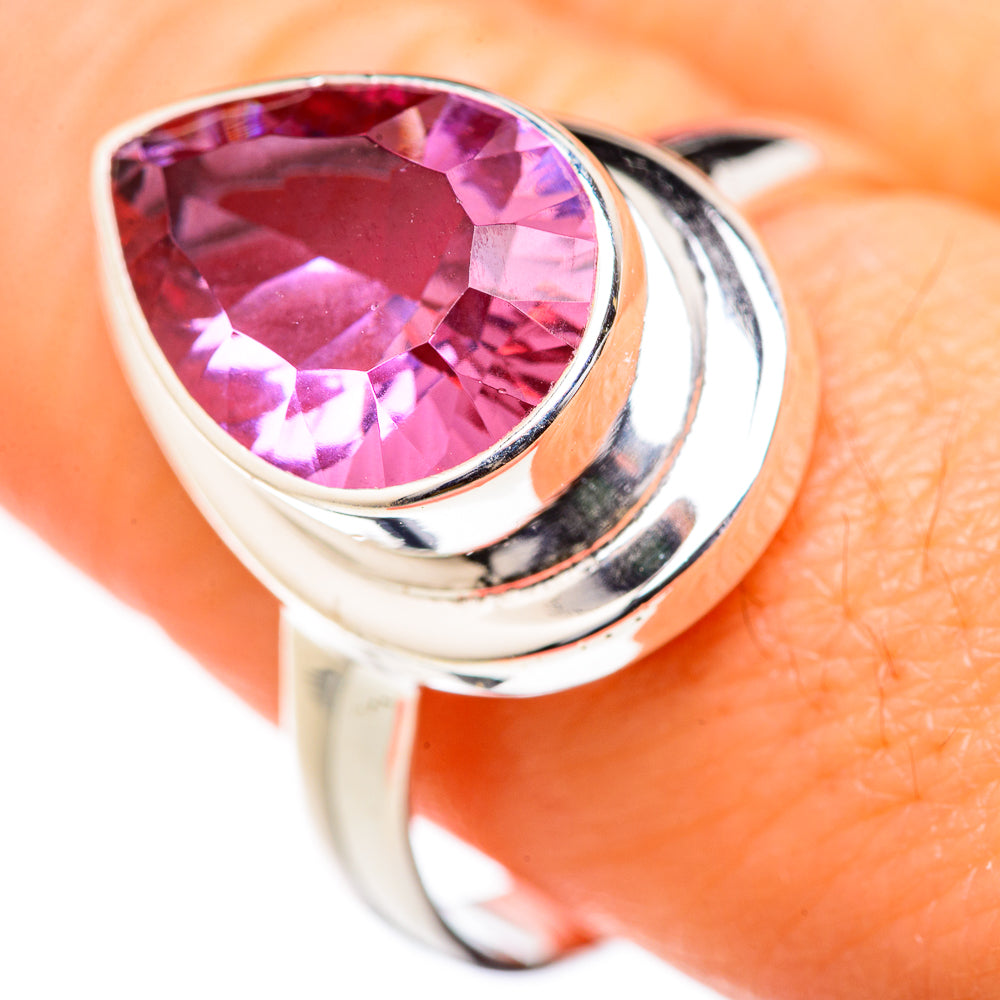 Color Change Alexandrite  (Lab.) Rings handcrafted by Anasilvercos - RING127665