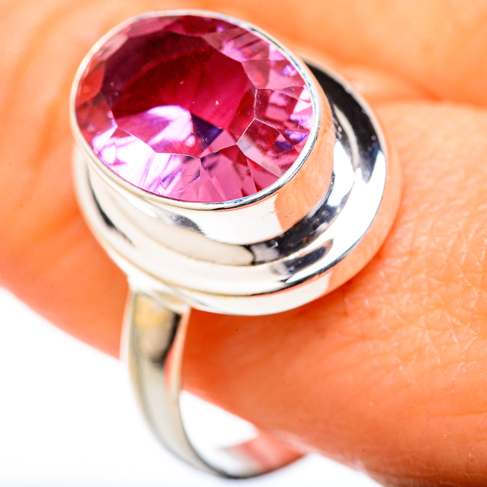 Color Change Alexandrite  (Lab.) Rings handcrafted by Anasilvercos - RING127666