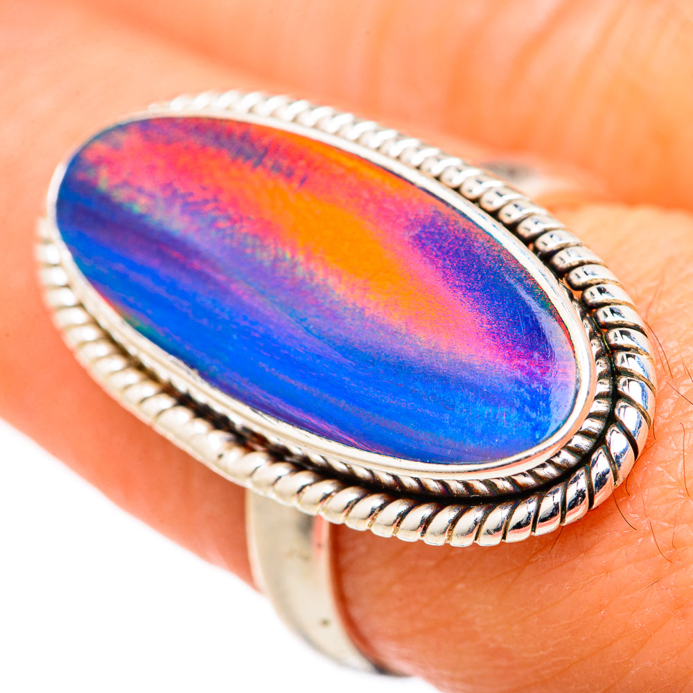 Aura Opal Rings handcrafted by Anasilvercos - RING127678