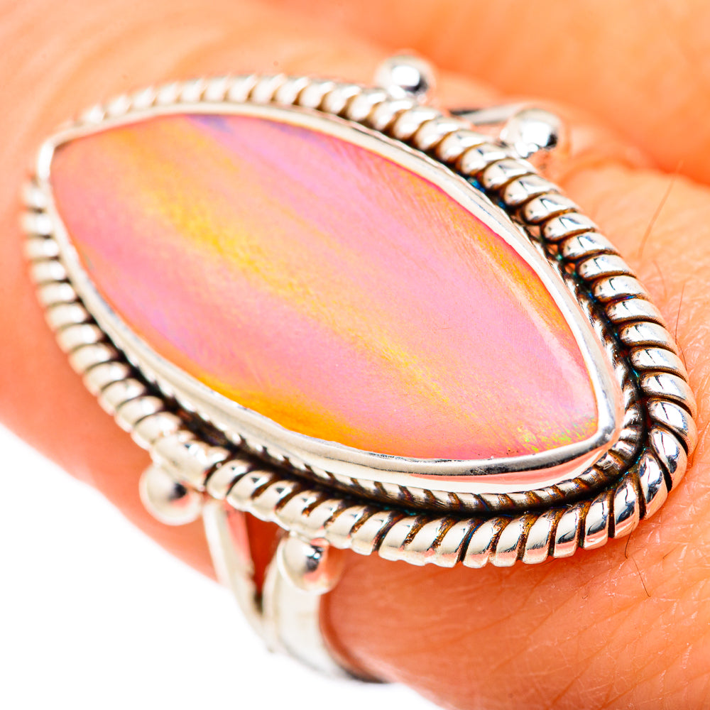 Aura Opal Rings handcrafted by Anasilvercos - RING127679
