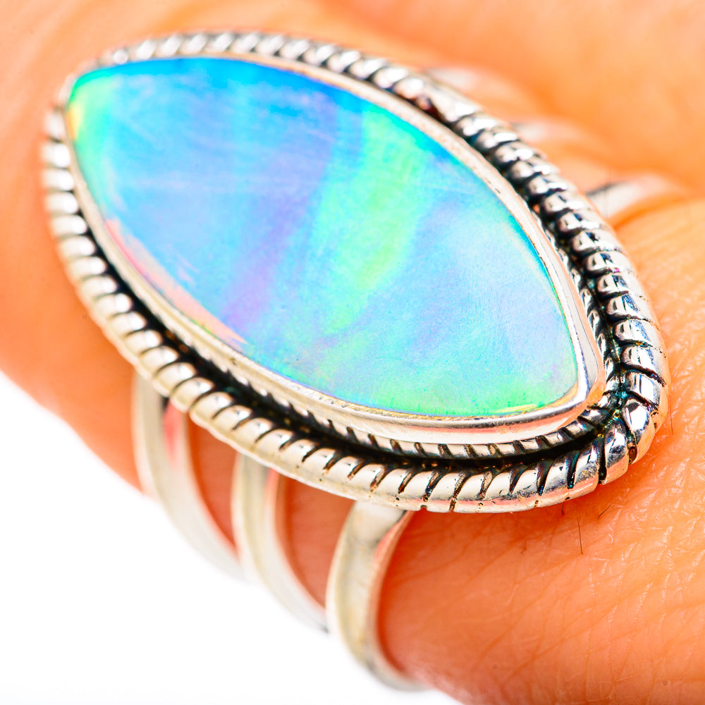 Aura Opal Rings handcrafted by Anasilvercos - RING127695