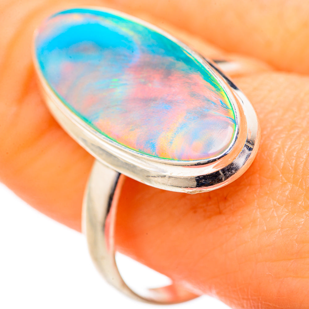 Aura Opal Rings handcrafted by Anasilvercos - RING127700
