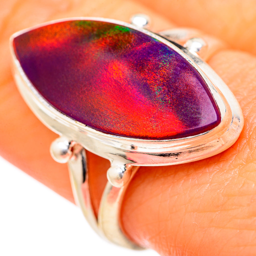 Aura Opal Rings handcrafted by Anasilvercos - RING127702
