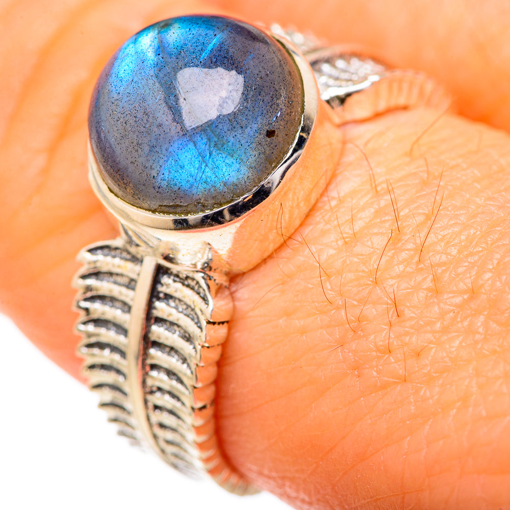 Labradorite Rings handcrafted by Anasilvercos - RING127707
