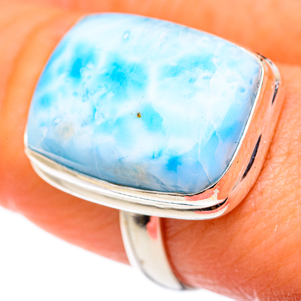 Larimar Rings handcrafted by Anasilvercos - RING127810