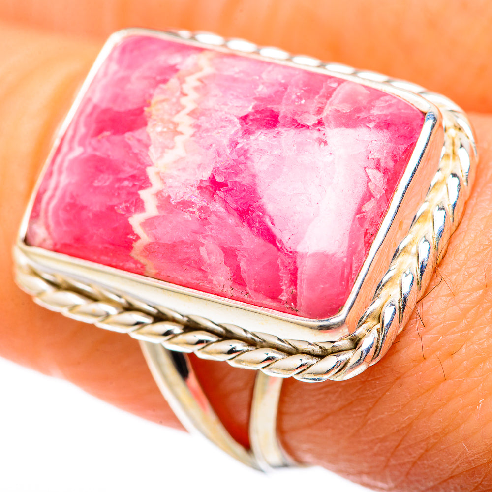 Rhodochrosite Rings handcrafted by Anasilvercos - RING127822