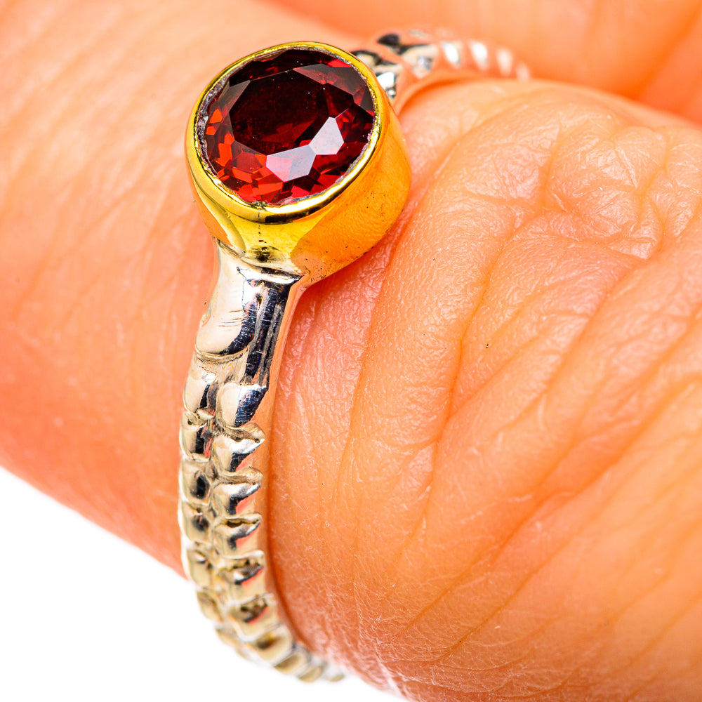 Garnet Rings handcrafted by Anasilvercos - RING127824