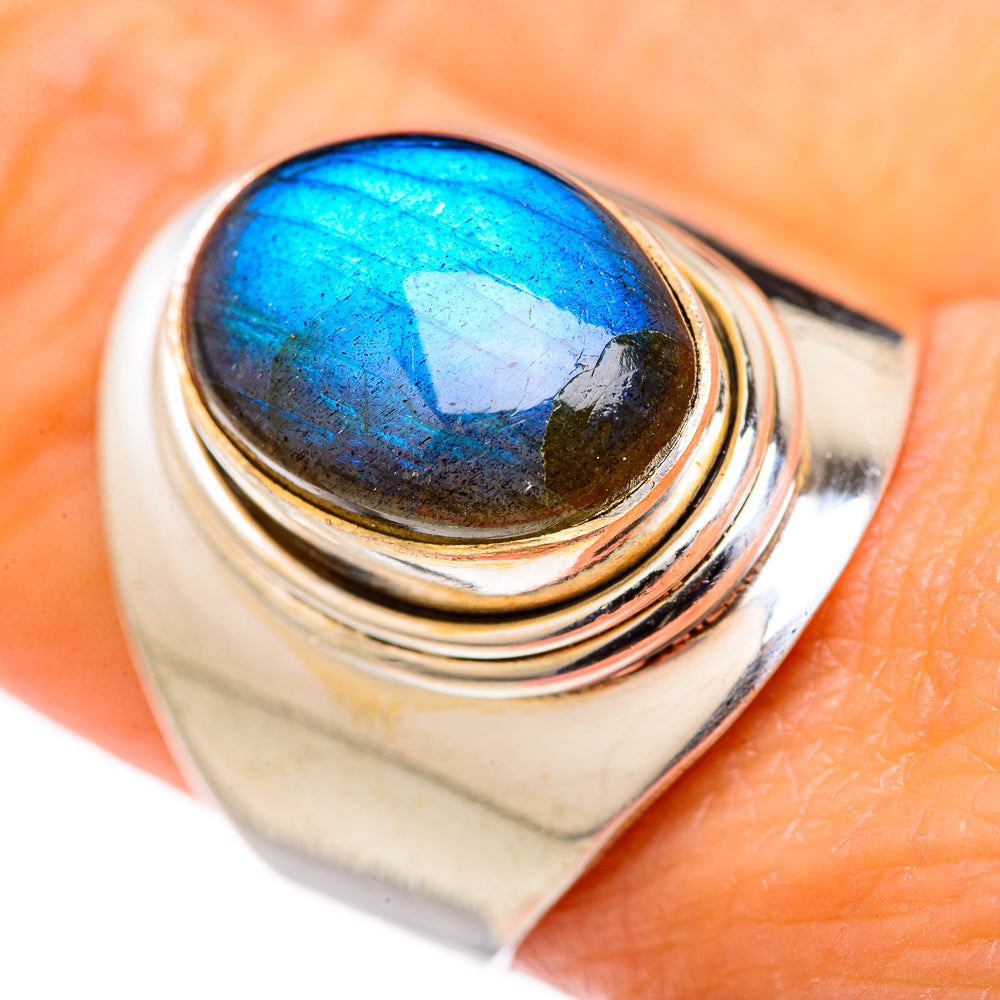 Labradorite Rings handcrafted by Anasilvercos - RING127838