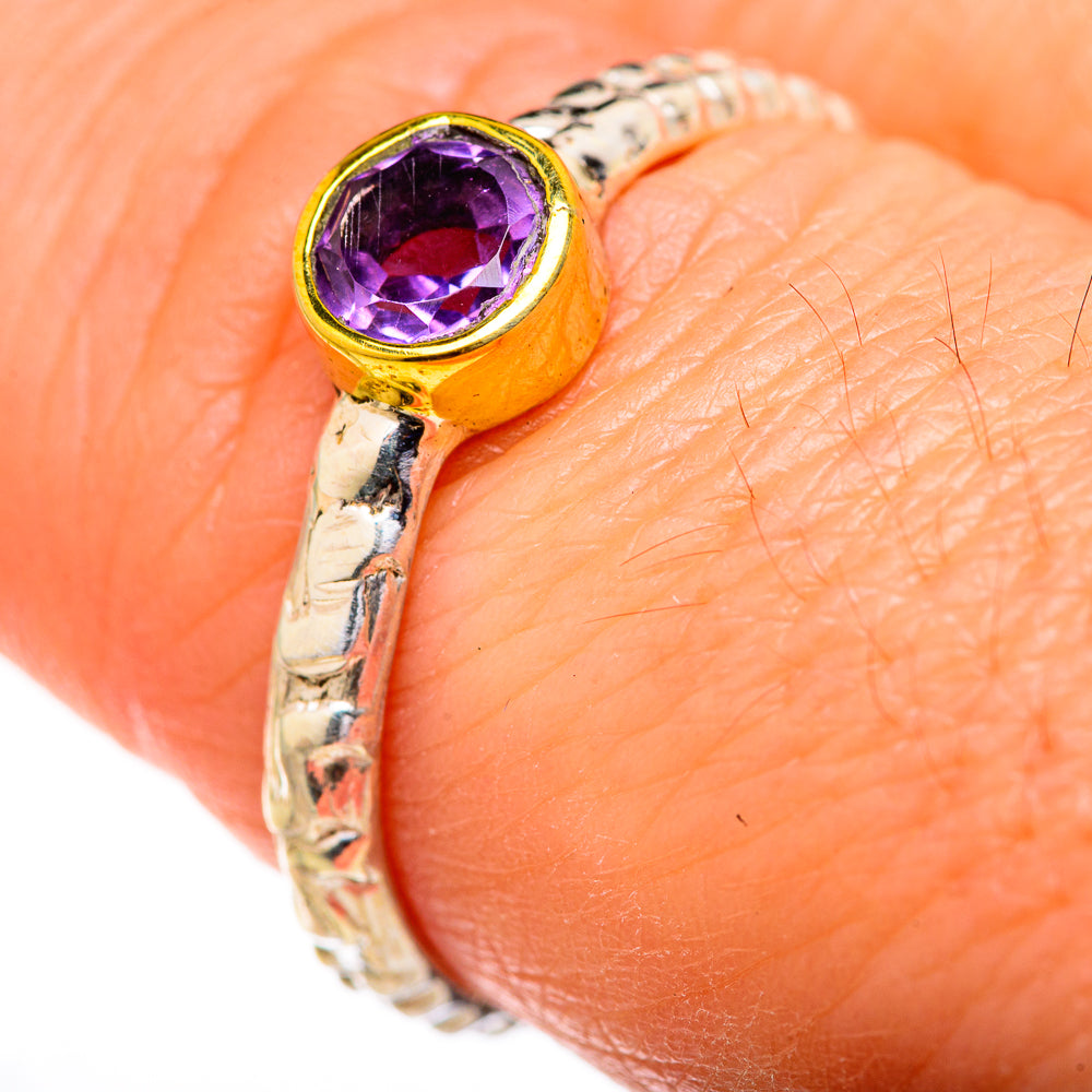 Amethyst Rings handcrafted by Anasilvercos - RING127851