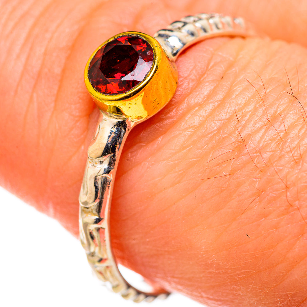 Garnet Rings handcrafted by Anasilvercos - RING127852