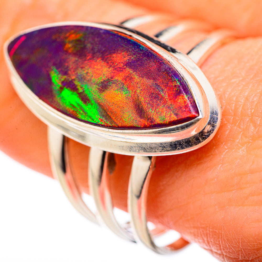 Aura Opal Rings handcrafted by Anasilvercos - RING127858