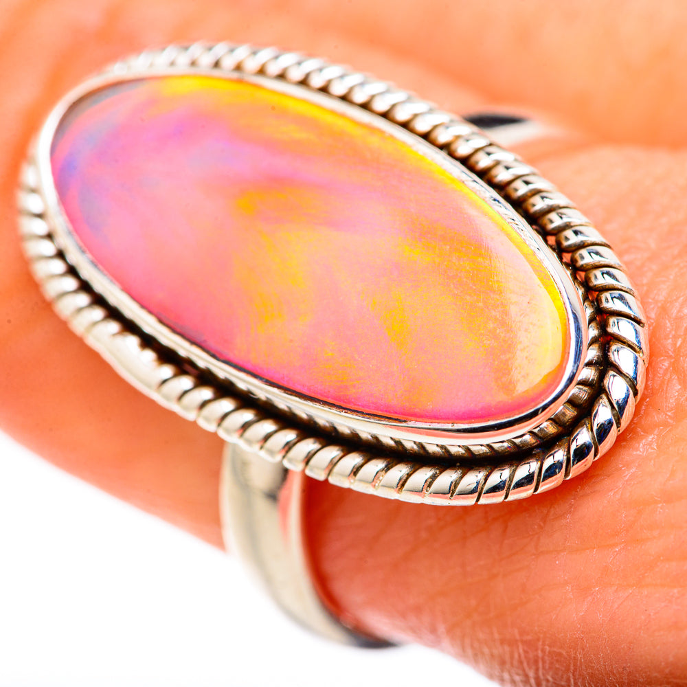 Aura Opal Rings handcrafted by Anasilvercos - RING127860