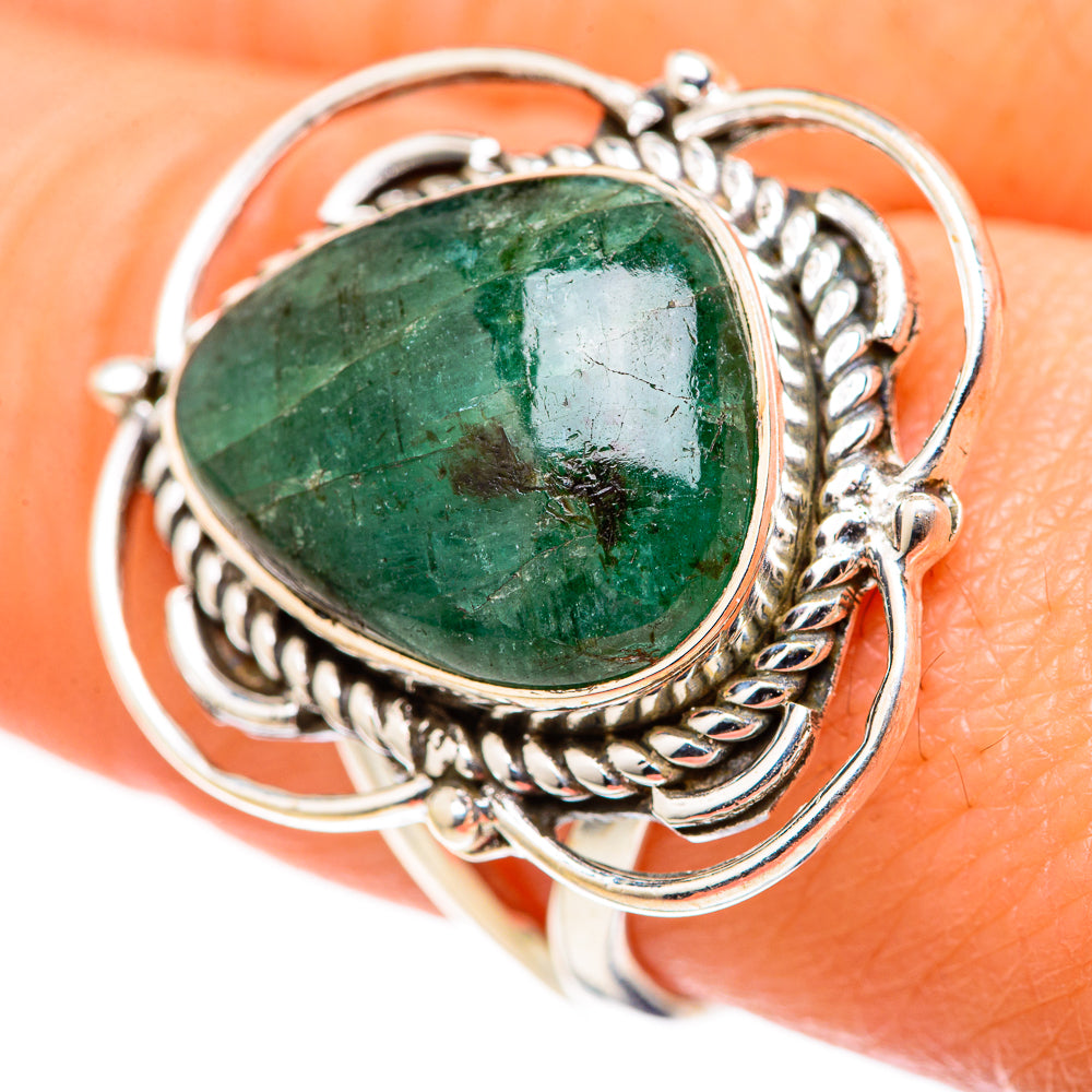 Emerald Rings handcrafted by Anasilvercos - RING127867