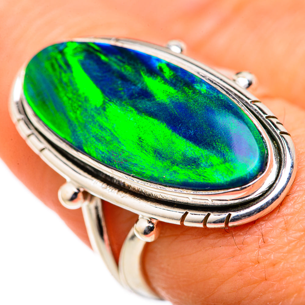 Aura Opal Rings handcrafted by Anasilvercos - RING127882