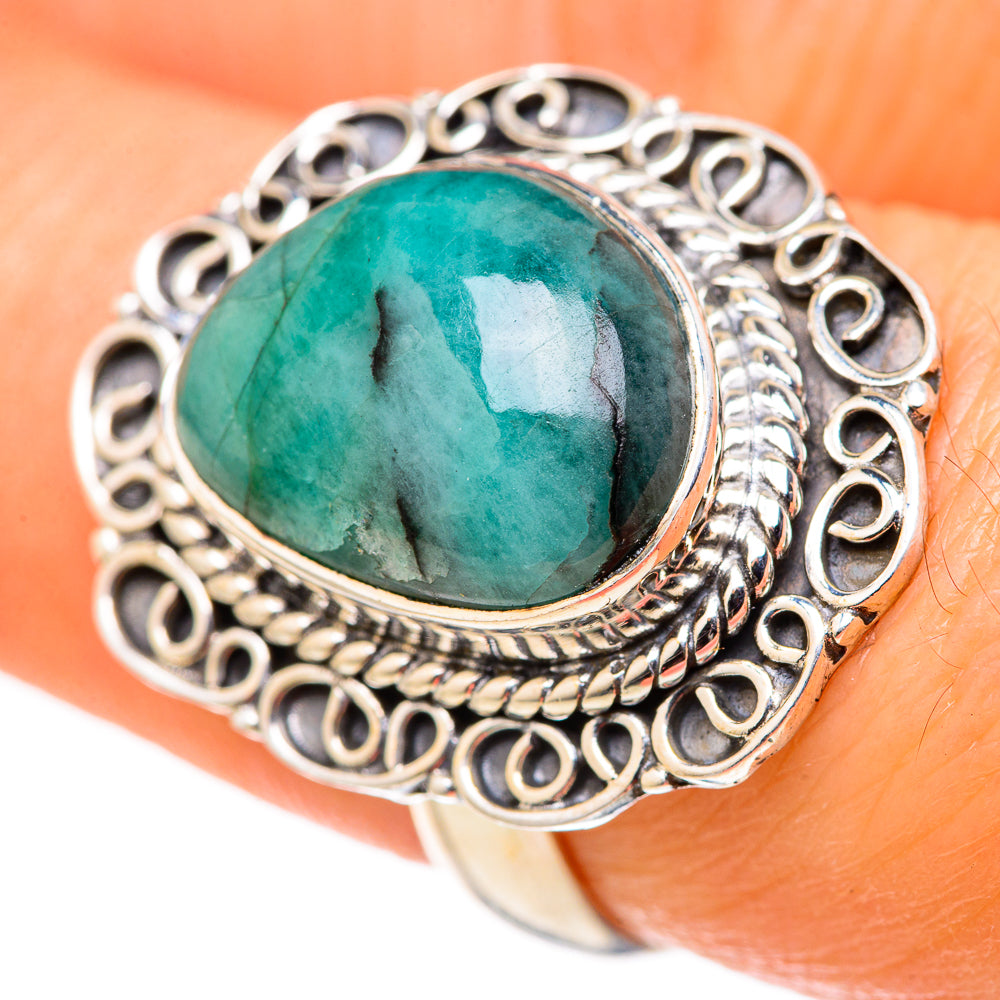 Emerald Rings handcrafted by Anasilvercos - RING127894