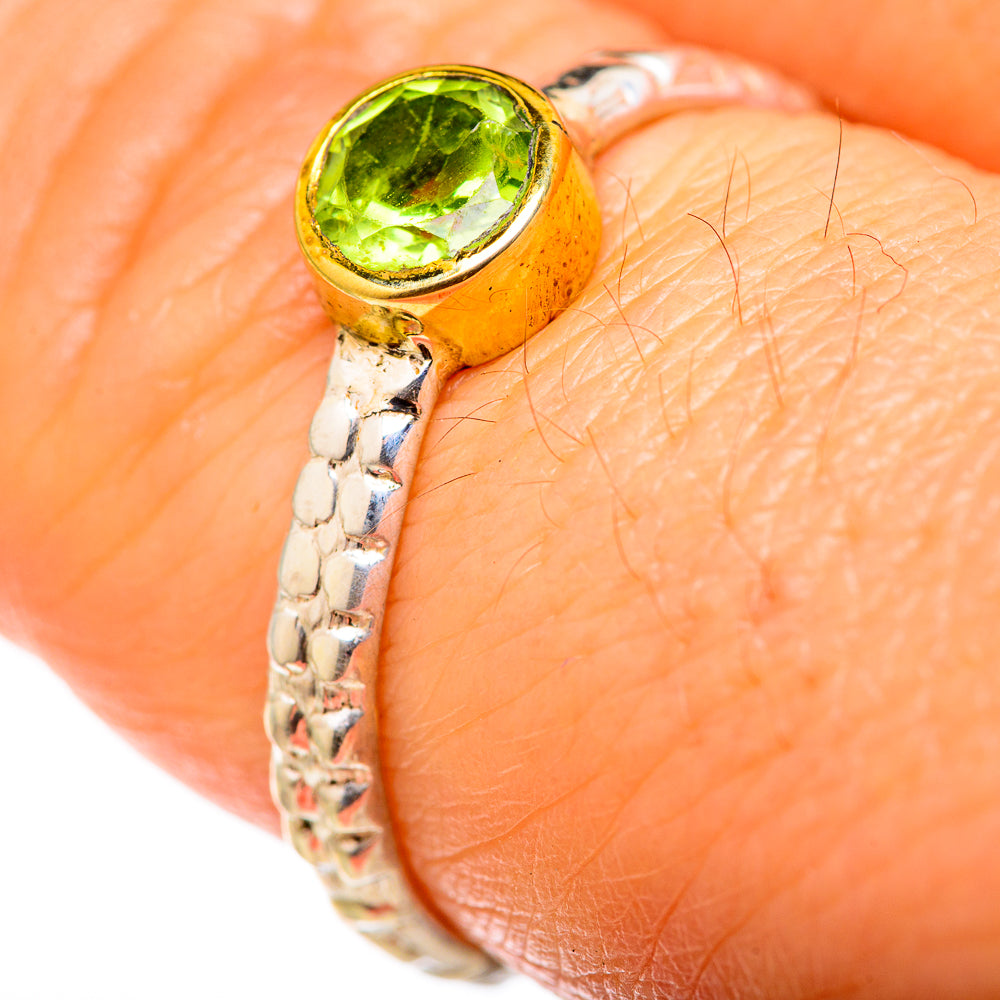 Peridot Rings handcrafted by Anasilvercos - RING127952