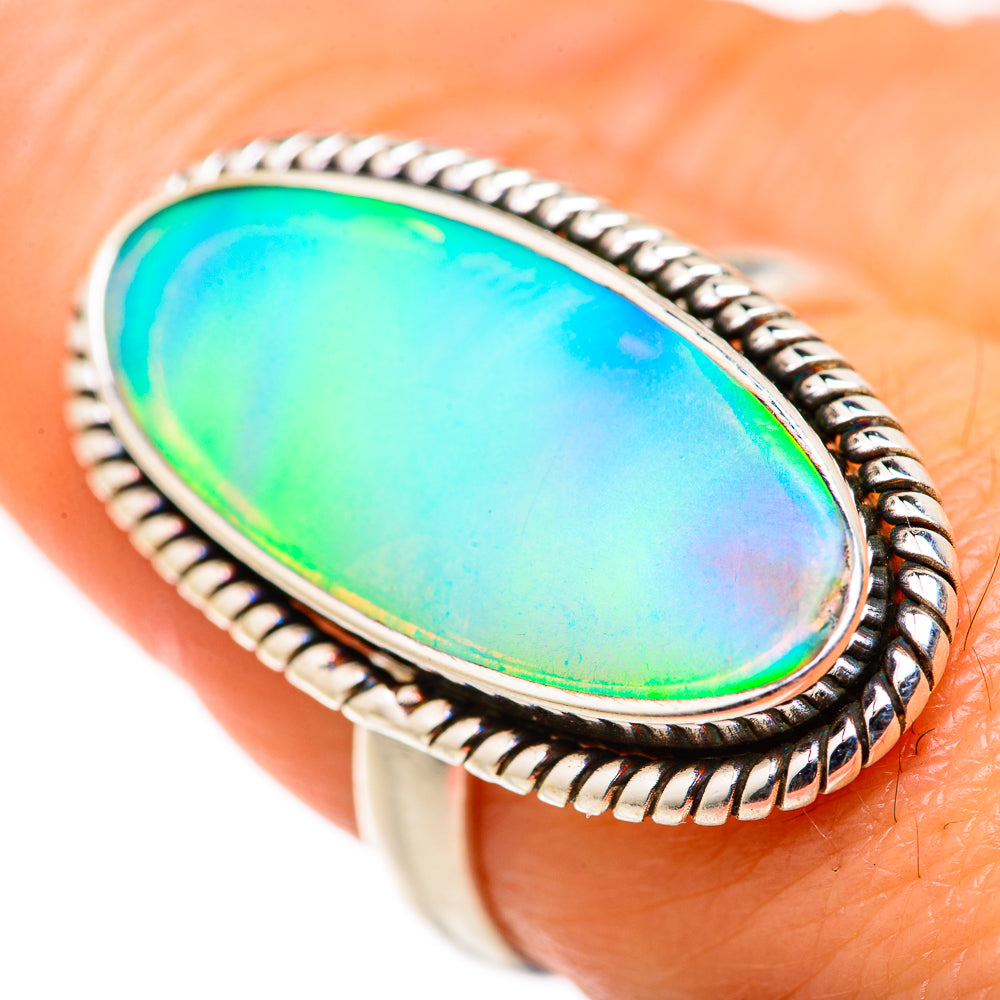 Aura Opal Rings handcrafted by Anasilvercos - RING127957
