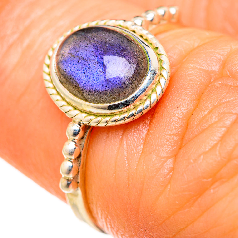 Labradorite Rings handcrafted by Anasilvercos - RING127970