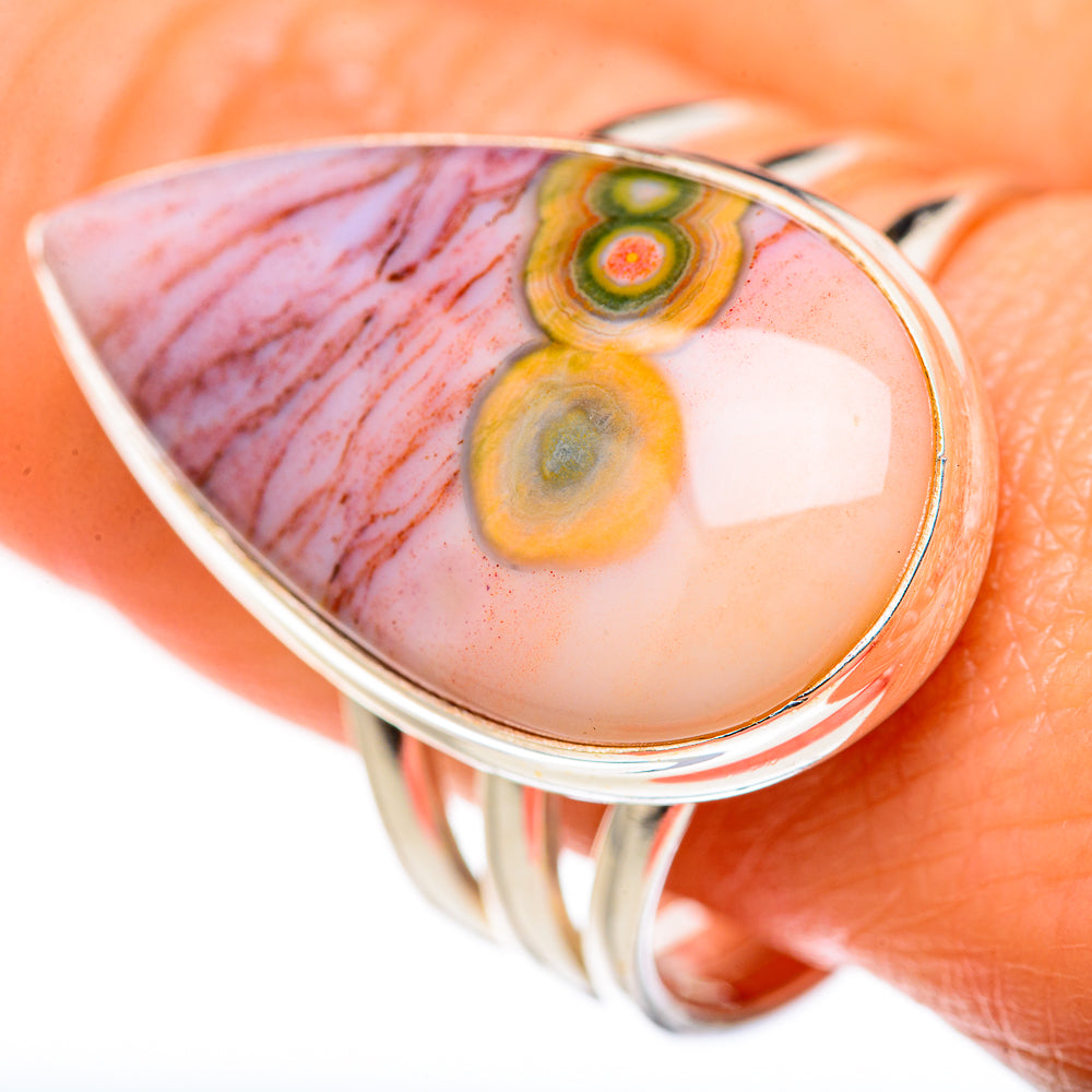 Ocean Jasper Rings handcrafted by Anasilvercos - RING127990