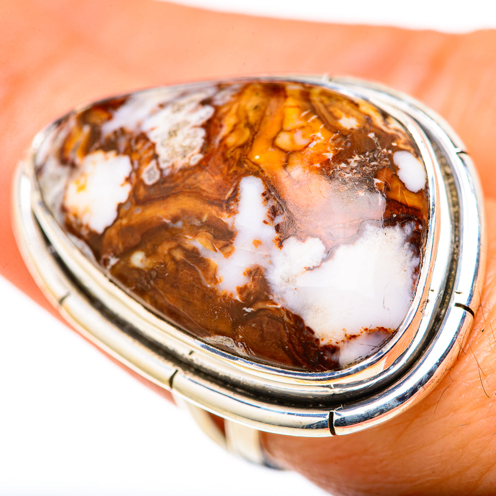 Peanut Wood Jasper Rings handcrafted by Anasilvercos - RING127991