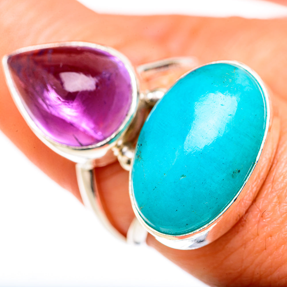 Amazonite Rings handcrafted by Anasilvercos - RING128000