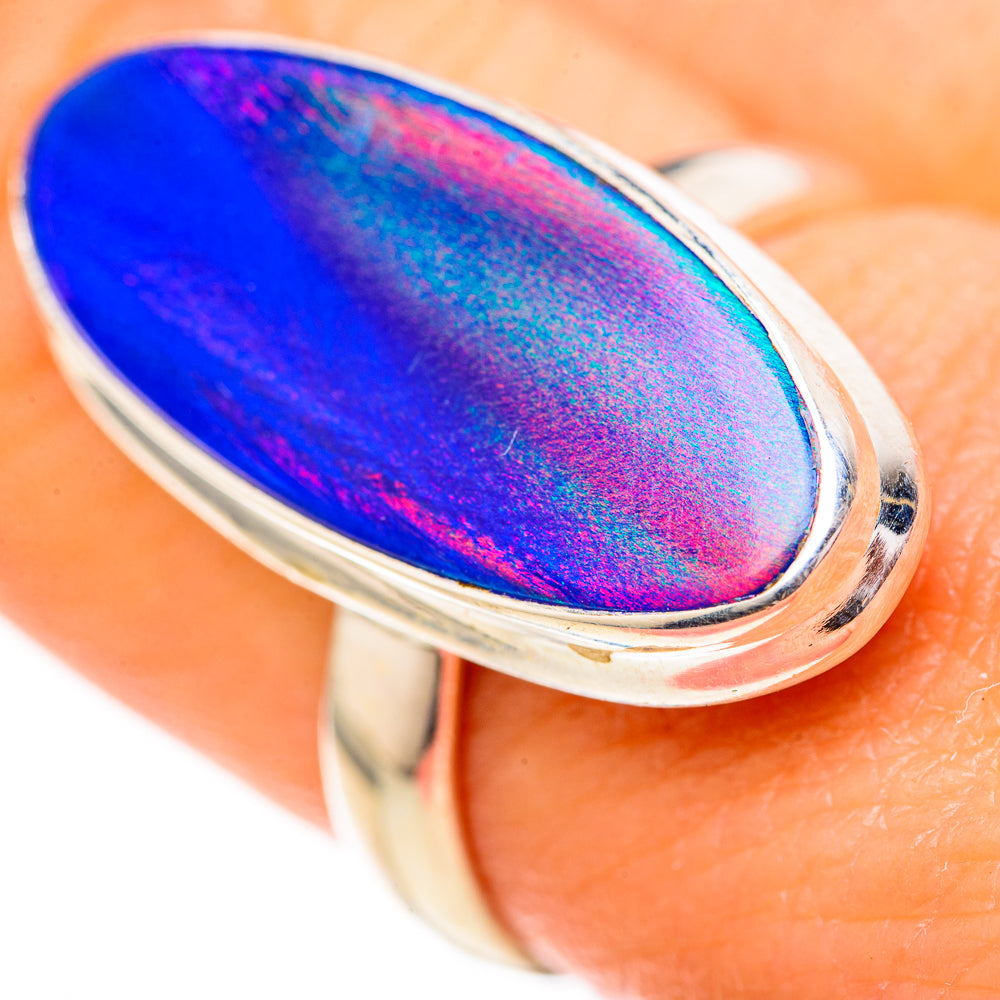 Aura Opal Rings handcrafted by Anasilvercos - RING128031