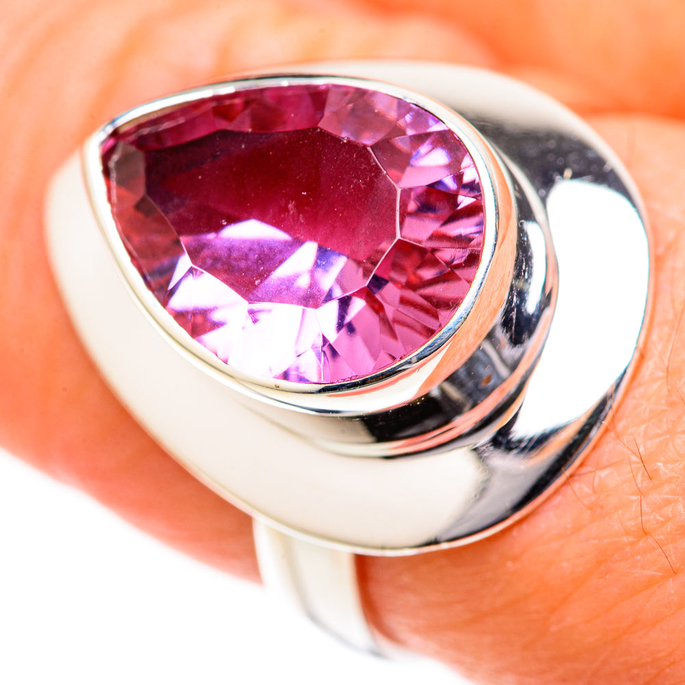 Color Change Alexandrite Rings handcrafted by Anasilvercos - RING128054