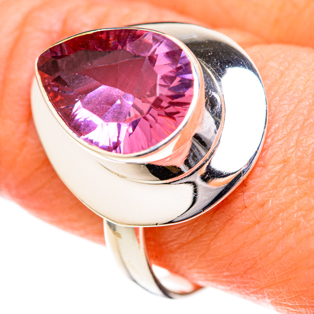 Color Change Alexandrite Rings handcrafted by Anasilvercos - RING128108