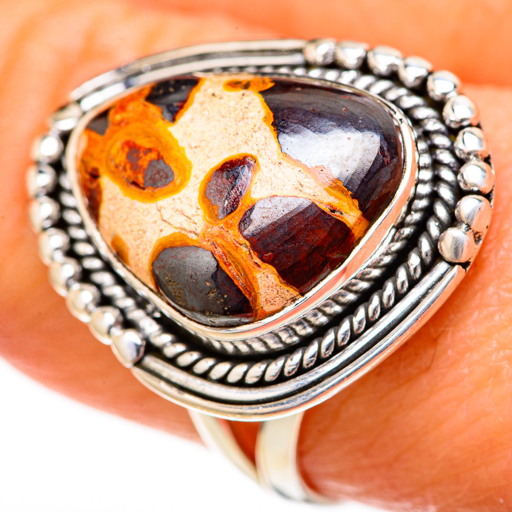 Septarian Nodule Rings handcrafted by Anasilvercos - RING128131
