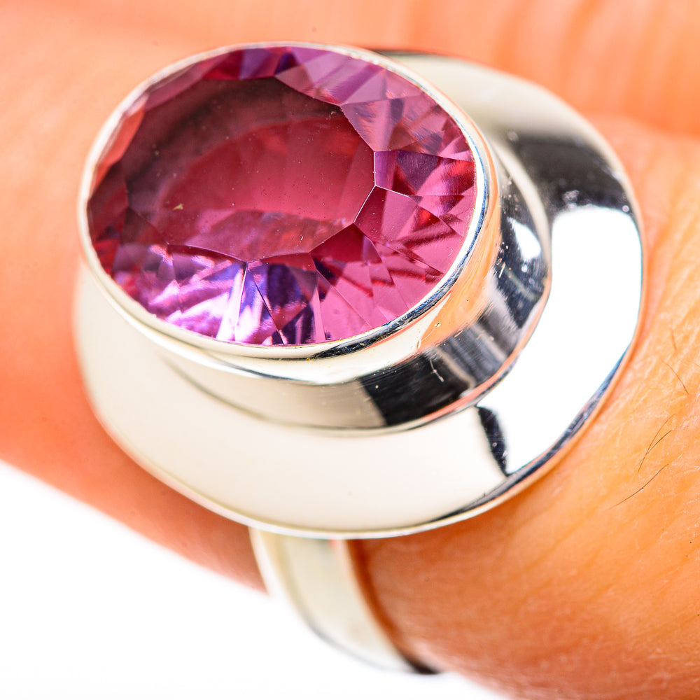 Color Change Alexandrite Rings handcrafted by Anasilvercos - RING128133