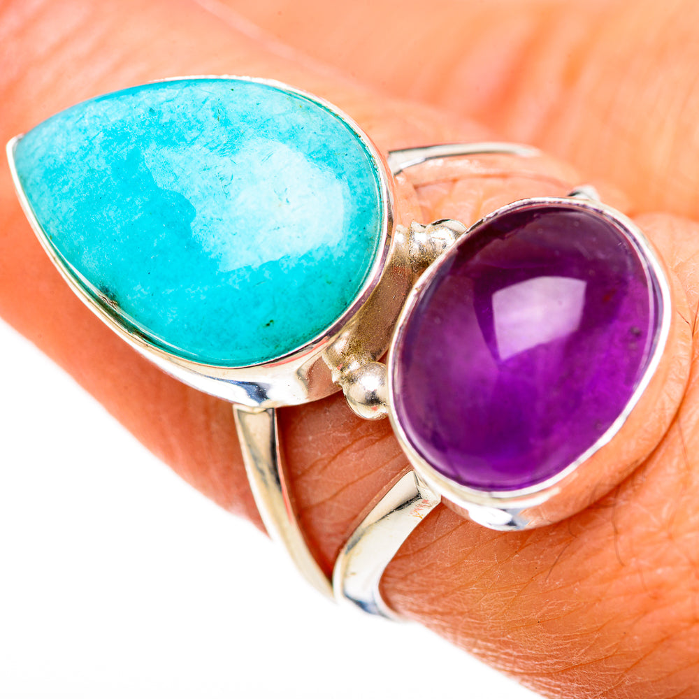 Larimar Rings handcrafted by Anasilvercos - RING128137